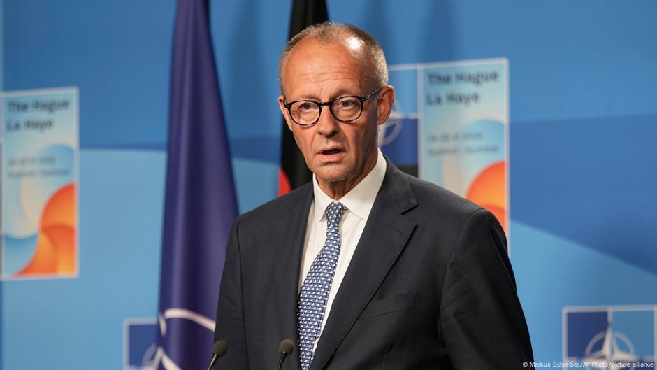 Fridrihu Mercu (CDU) ovo je bio prvi samit NATO otkako je izabran za nemačkog kancelara