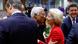 European Council President Antonio Costa, greets European Commission President Ursula von der Leyen European Council President Antonio Costa, greets European Commission President Ursula von der Leyen