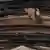 A pile of raw cow hides