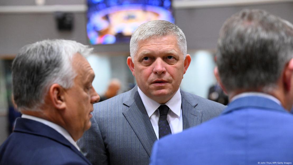 Kryeministri hungarez Viktor Orban në Bruksel së bashku me kryeministrin e Sllovakisë Robert Fico 