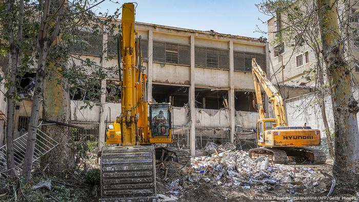 Images by Iranian media agencies, taken on June 25, show the actual damage caused to the Evin prison hit by an Israeli strike