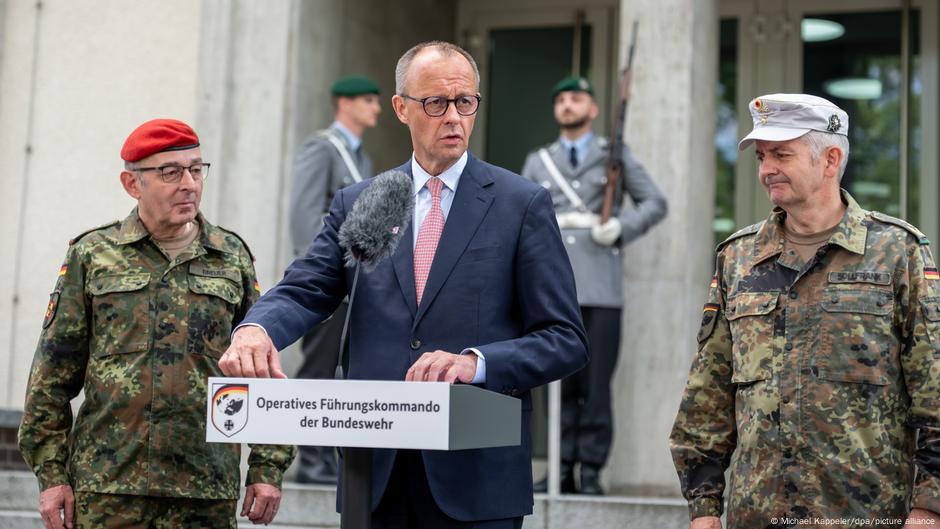 Nemački kancelar Fridrih Merc u poseti operativnoj komandi Bundesvera