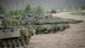Niemieckie czołgi Leopard 2 podczas świczeń wojskowych Niemieckie czołgi Leopard 2 podczas świczeń wojskowych