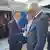 German Foreign Minister Johann Wadephul was greeted in Kyiv by the German ambassador to Ukraine, Martin Jäger
