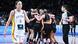 Belgische Spielerinnen feiern Sieg im Basketball-EM-Finale gegen Spanien Belgische Spielerinnen feiern Sieg im Basketball-EM-Finale gegen Spanien