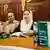 Three panelists seen at an HRCP event in July 2025