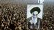 Iran Tehran 1979 | Protesters carry an oversized picture of Ayatollah Khomeini at an anti-Shah rally. Iran Tehran 1979 | Protesters carry an oversized picture of Ayatollah Khomeini at an anti-Shah rally.