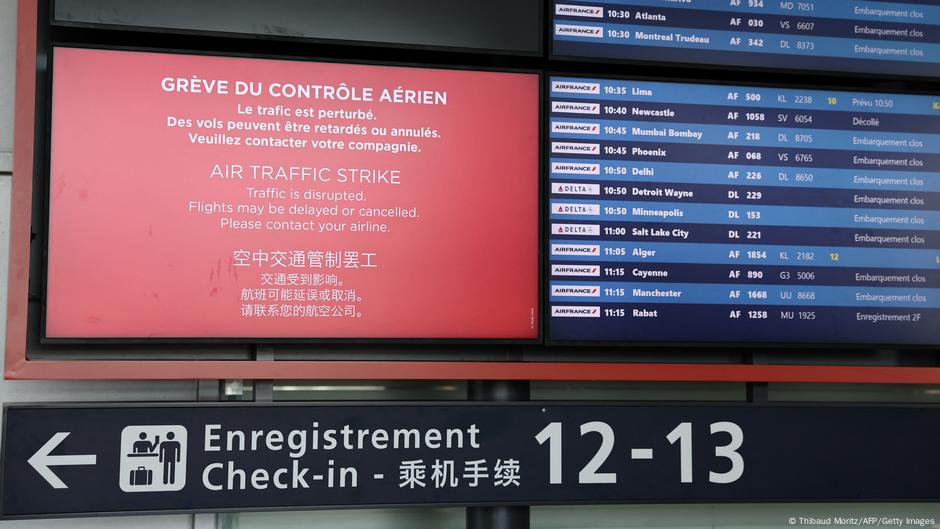 Segundo día de huelga golpea fuerte a aeropuertos franceses – DW – 04/07/2025