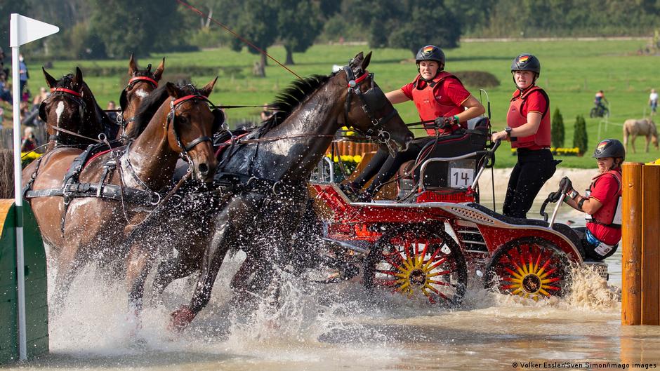 una pionera ecuestre con cuatro caballos – DW – 04/07/2025