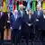 Los presidentes de Brasil, Paraguay, Argentina, Bolivia y Uruguay posan para una foto en la cumbre del Mercosur, en Buenos Aires (03.07.2025)