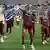 Los jugadores del Fluminense festejan su pase a seminifales tras superar al Al Hilal en el Camping World Stadium, de Orlando, Florida, en Estados Unidos.