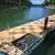A bathing area at Pont Marie in Paris on July 3, 2025