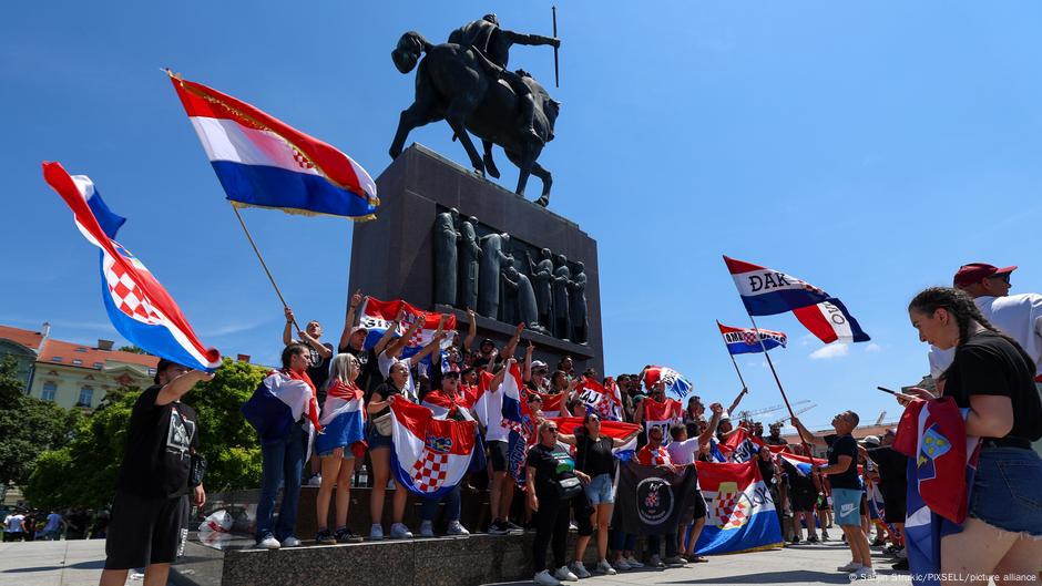 Tompsonovi fanovi u centru Zagreba