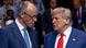 Friedrich Merz und Donald Trump ins Gespräch vertieft Friedrich Merz und Donald Trump ins Gespräch vertieft
