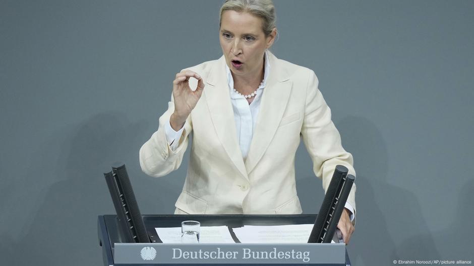 Alis Vajdel iz najjače opozicione stranke AfD: 