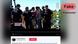 A screenshot from a TikTok video allegedly showing men in ICE uniforms