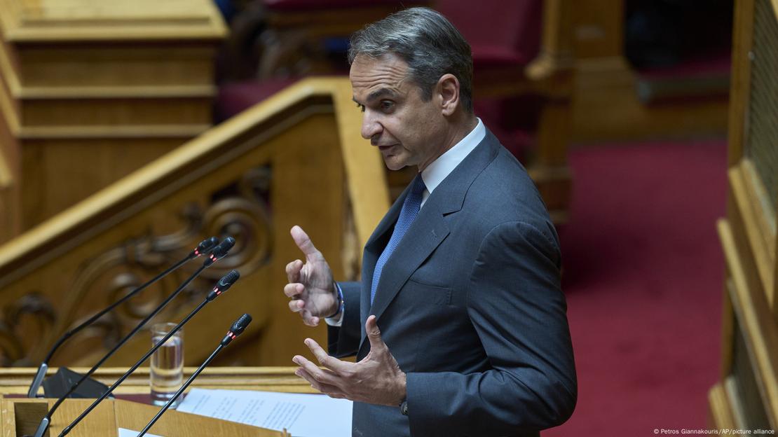 Ο Κυριάκος Μητσοτάκης στη Βουλή