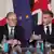 UK Prime Minister Keir Starmer and French President Emmanuel Macron meet together in London