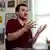 Mahmoud Khalil speaks a reporter at his apartment in New York City on July 2, 2025