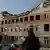 Un edifico dañado por un ataque con drones rusos en Jarkiv.