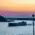 Deutschland 2025 | Frachtschiffe auf dem Rhein bei Sonnenuntergang