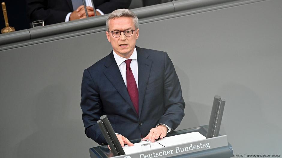Ministar za digitalne tehnologije Karsten Vildberger (CDU) u Bundestagu