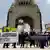 El reclamo de los actores de doblaje, locutores y creadores tuvo como escenario el emblemático Monumento a la Revolución de Ciudad de México.
