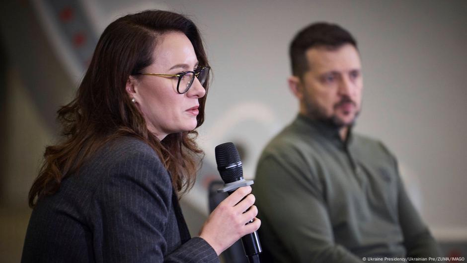 Julija Sviridenko i Volodimir Zelenski