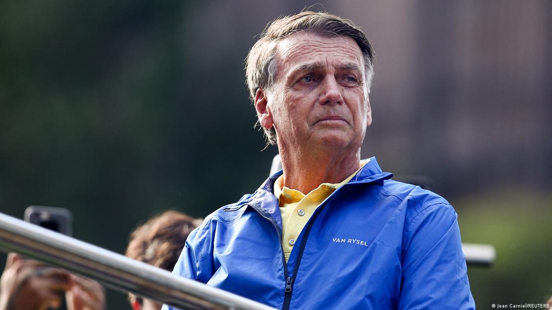 Former Brazilian President Jair Bolsonaro attends a demonstration in his support, ahead of his trial in the Supreme Federal Court, in Sao Paulo, Brazil on June 29, 2025