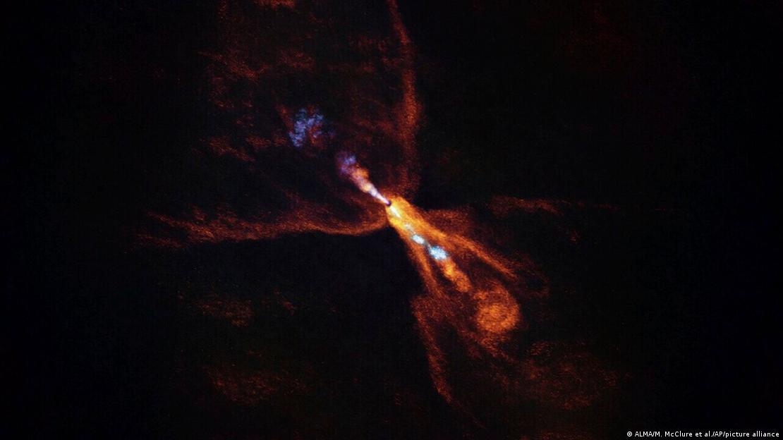 HOPS-315, a baby star where astronomers have observed evidence for the earliest stages of planet formation HOPS-315, a baby star where astronomers have observed evidence for the earliest stages of planet formation