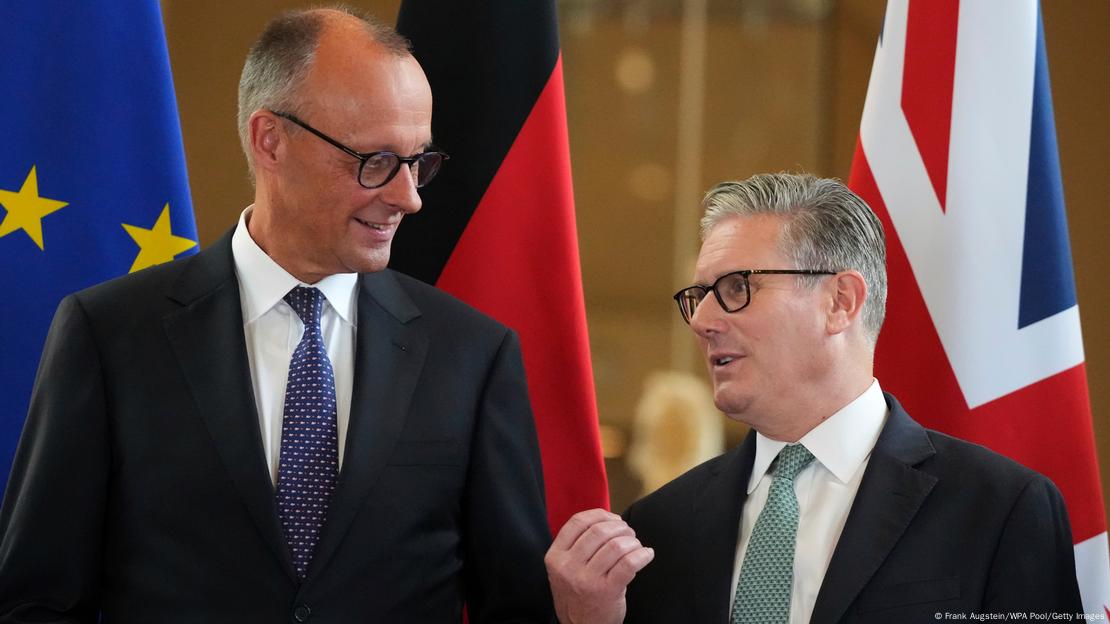Britani e Madhe, Londër 2025 | Friedrich Merz dhe Keir Starmer gjatë bisedimeve Britani e Madhe, Londër 2025 | Friedrich Merz dhe Keir Starmer gjatë bisedimeve