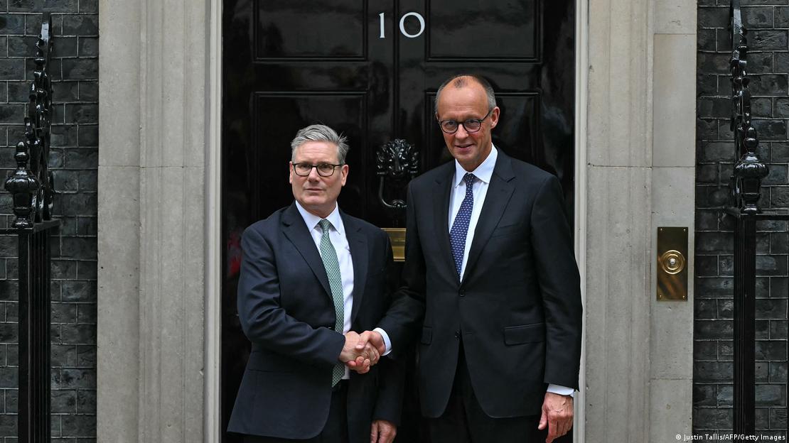 Friedrich Merz und Keir Starmer