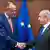 El canciller alemán Friedrich Merz (izquierda en la imagen) y el primer ministro israelí Benjamin Netanyahu (imagen de archivo)
