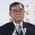 Shigeru Ishiba looks despondent after Sunday's election loss