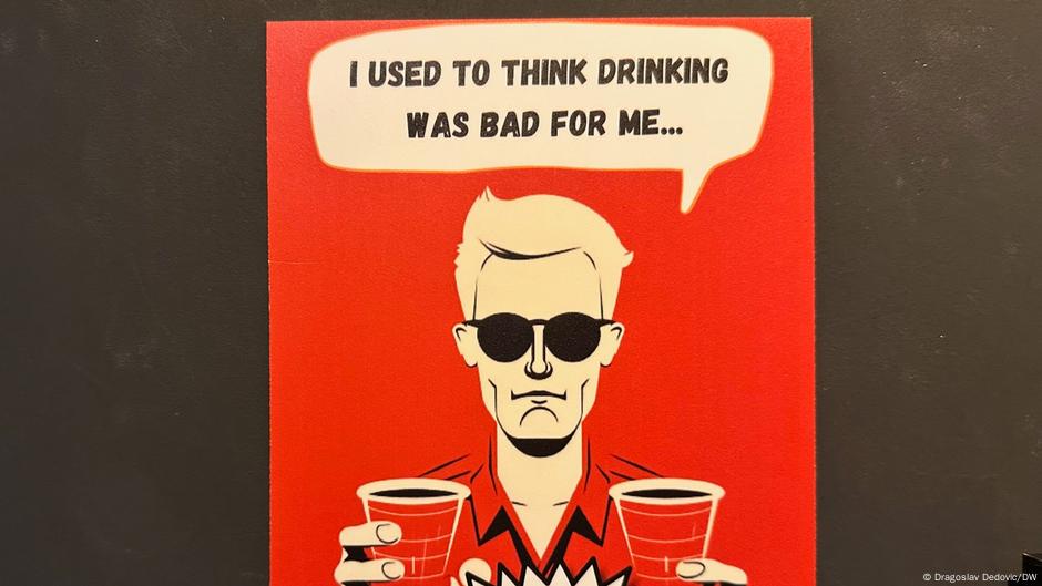 Poster sa jednom od izreka o ispijanju alkohola