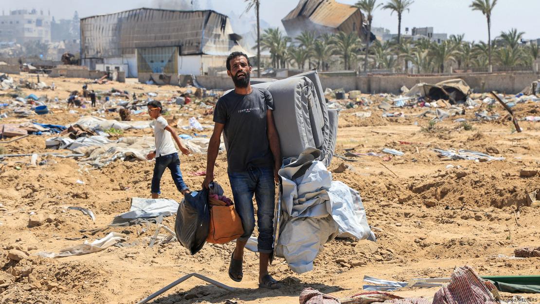Deir al Balah 2025 | Palestinos refugiados en medio de un paisaje de destrucción generalizada.