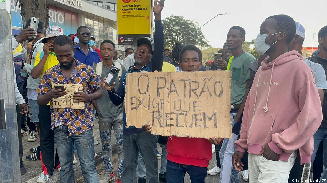 Protestos em Luanda, 2025