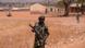 A Nigerian Soldier on patrol A Nigerian Soldier on patrol