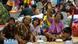 Hundreds of internally displaced Thai nationals sit in a temporary evacuation area and receive aid inside Surin's s Rajaphjat University gymnasium Hundreds of internally displaced Thai nationals sit in a temporary evacuation area and receive aid inside Surin's s Rajaphjat University gymnasium