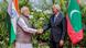 India's Prime Minister Narendra Modi (L) shakes hands with the President of Maldives Mohamed Muizzu India's Prime Minister Narendra Modi (L) shakes hands with the President of Maldives Mohamed Muizzu