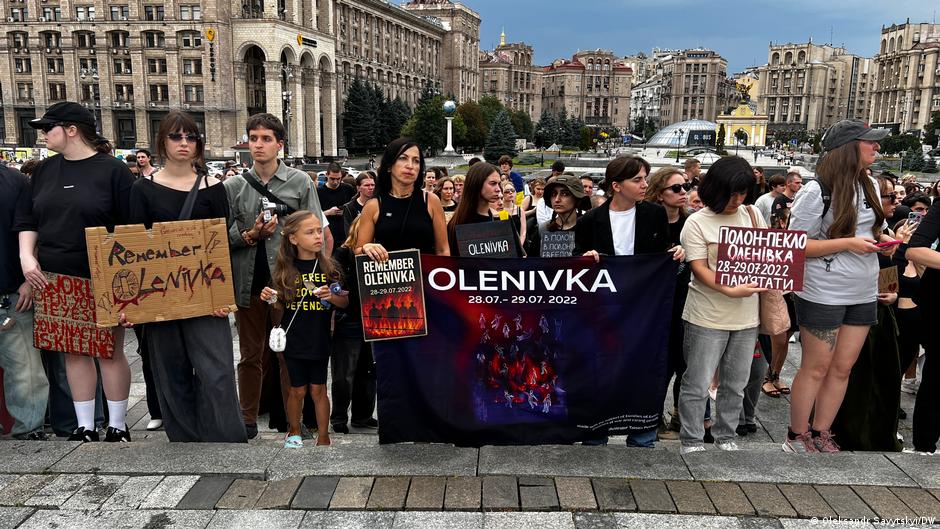 На Майдані нагадали про загиблих українських військовополонених в Оленівці