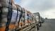 A limited number of trucks carrying humanitarian aid to the Gaza Strip are allowed to pass through the Rafah border crossing from Egypt A limited number of trucks carrying humanitarian aid to the Gaza Strip are allowed to pass through the Rafah border crossing from Egypt