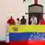 Nicolás Maduro (centro) rodeado de sus más cercanos colaboradores del gobierno. (Imagen de archivo 28.07.2025)
