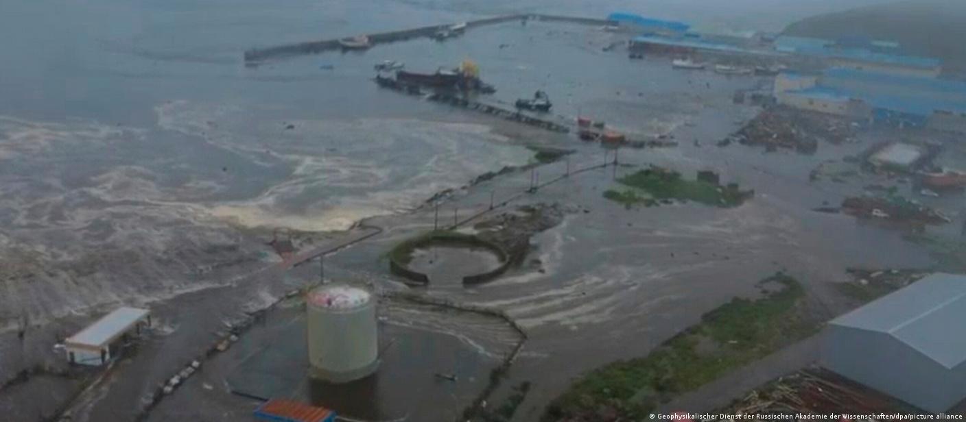 O que se sabe sobre o terremoto na Rússia que gerou tsunami – DW –  30/07/2025, image size:1408x616