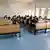 Students taking an exam in Istanbul