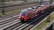 A red regional train in Germany A red regional train in Germany