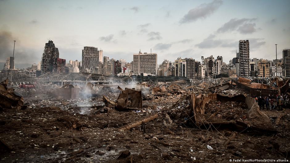 Luka Bejrut nakon razorne eksplozije 4. avgusta 2020.