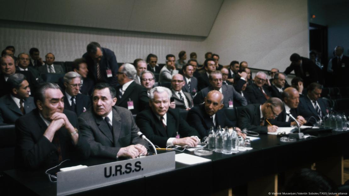 делегацията на СССР на срещата на СССЕ в Хелзинки, 1975 г.