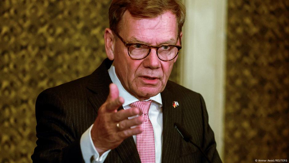 Nemački ministar spoljnih poslova Johan Vadeful na konferenciji za novinare u Jerusalimu 31. jula 2025.