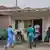 A person wounded in the fighting between M23 rebels and Congolese armed forces arrives at the Cbeca Ndosho hospital in Goma, Democratic Republic of the Congo, Thursday, Jan. 23, 2025